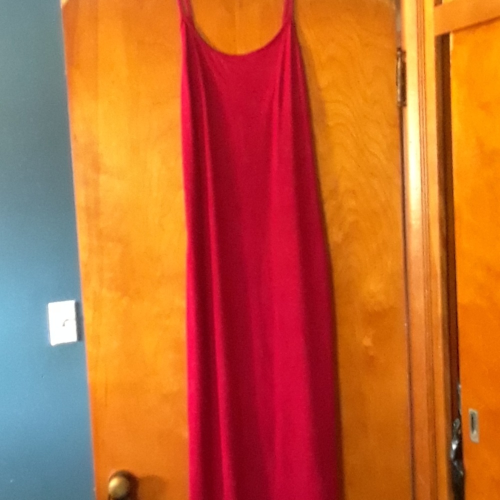 Suede material dress